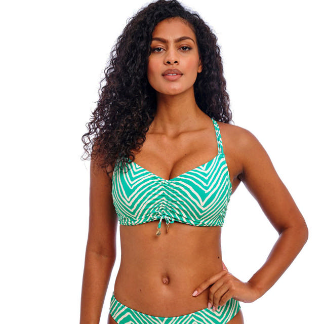 Fiji Falls Bikini top Bralette Marine