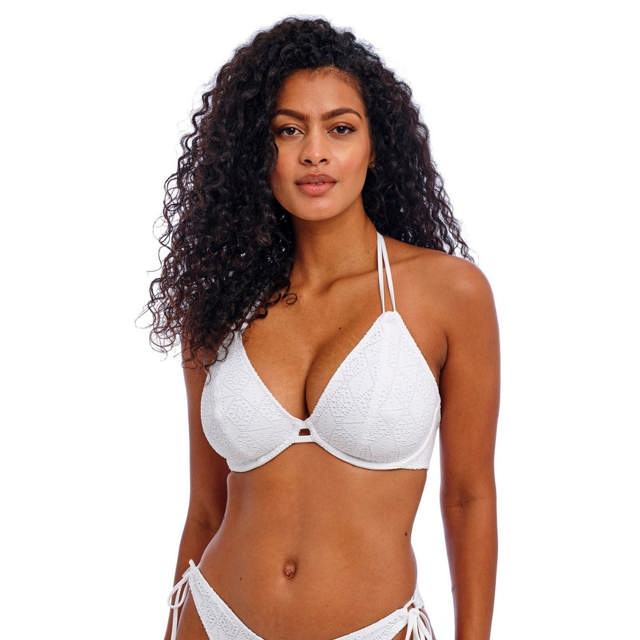 Nomad Nights Halter Bikini Bh White