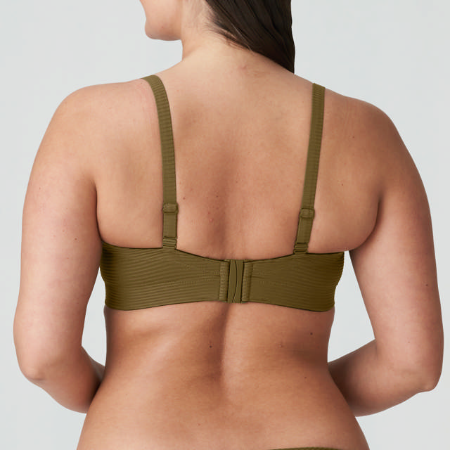 Sahara Bikini bh Axelbandslös Olive