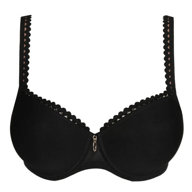 Vivgirl Padded Balcony Bra Black