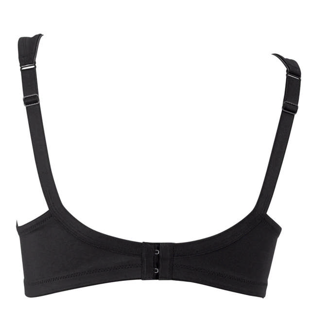 Twin Soft Ovadderad Bh Utan Bygel Black