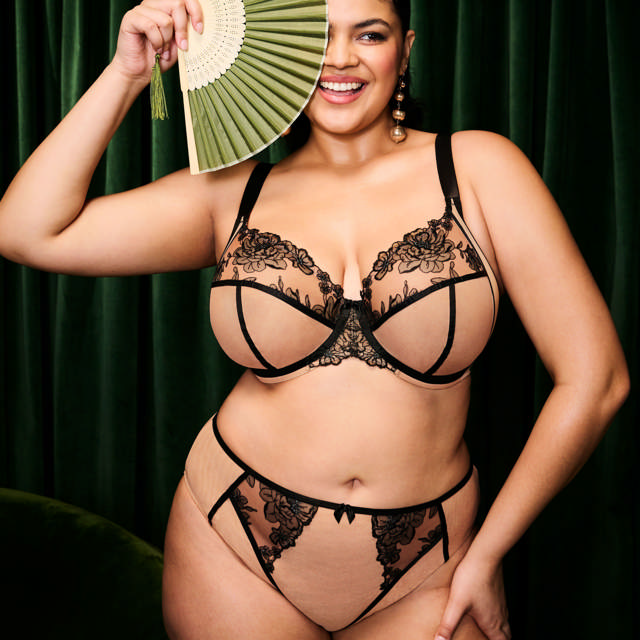 Teagan Plunge Bh Cafe Au Lait
