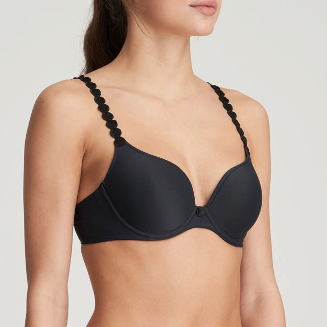 Tom Hjärtformad Bh Charcoal