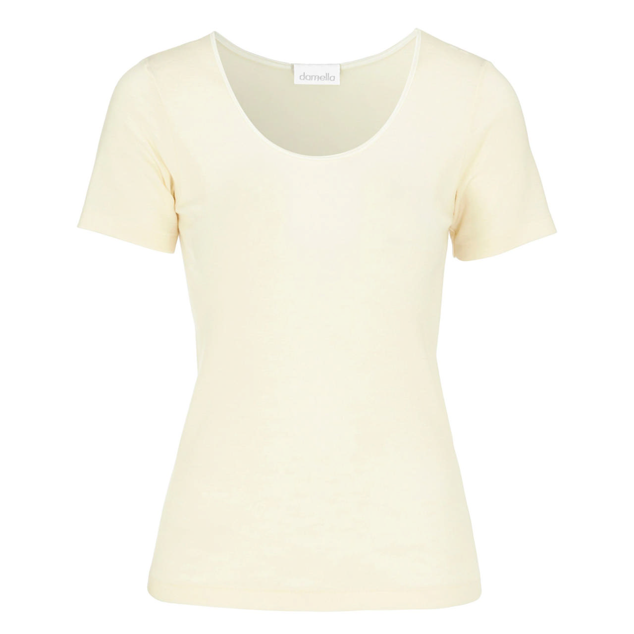 Wilma T-shirt Ull/Silke Vanilla