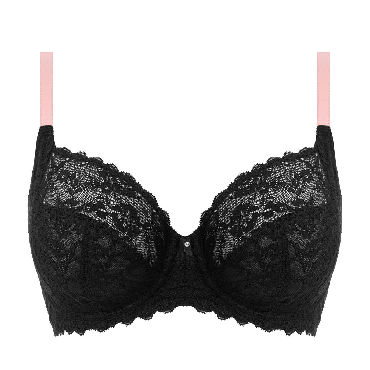 Offbeat Ovadderad Balconette Bh Black