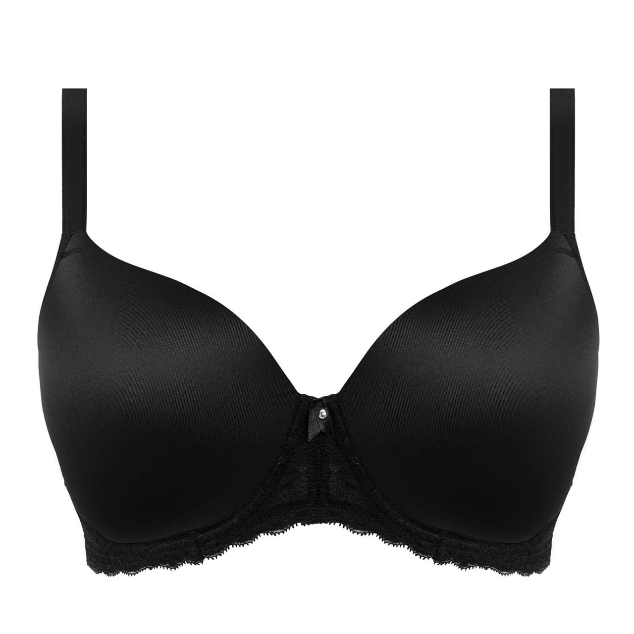 Offbeat Vadderad Bygel Bh Black