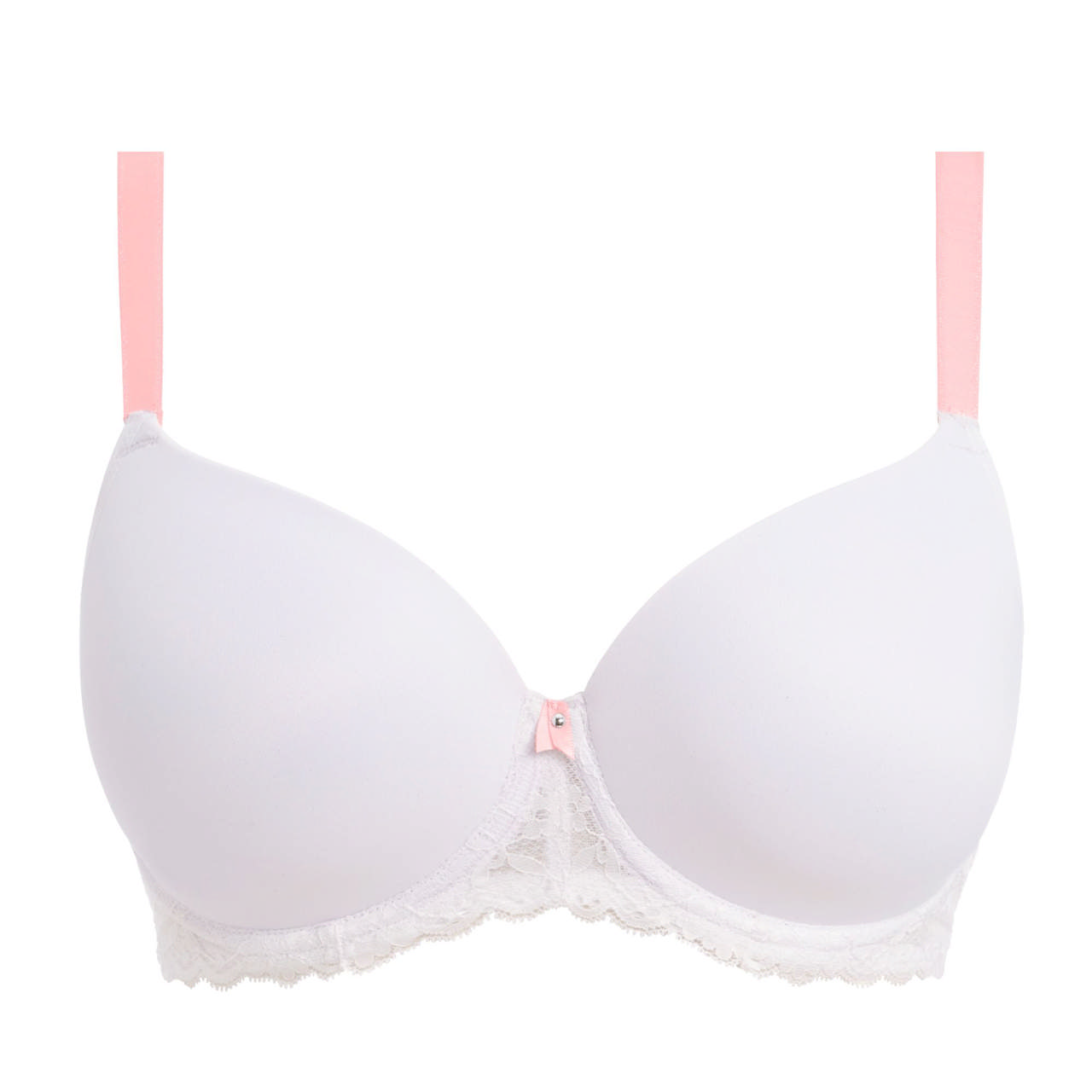 Offbeat Vadderad Bygel Bh White