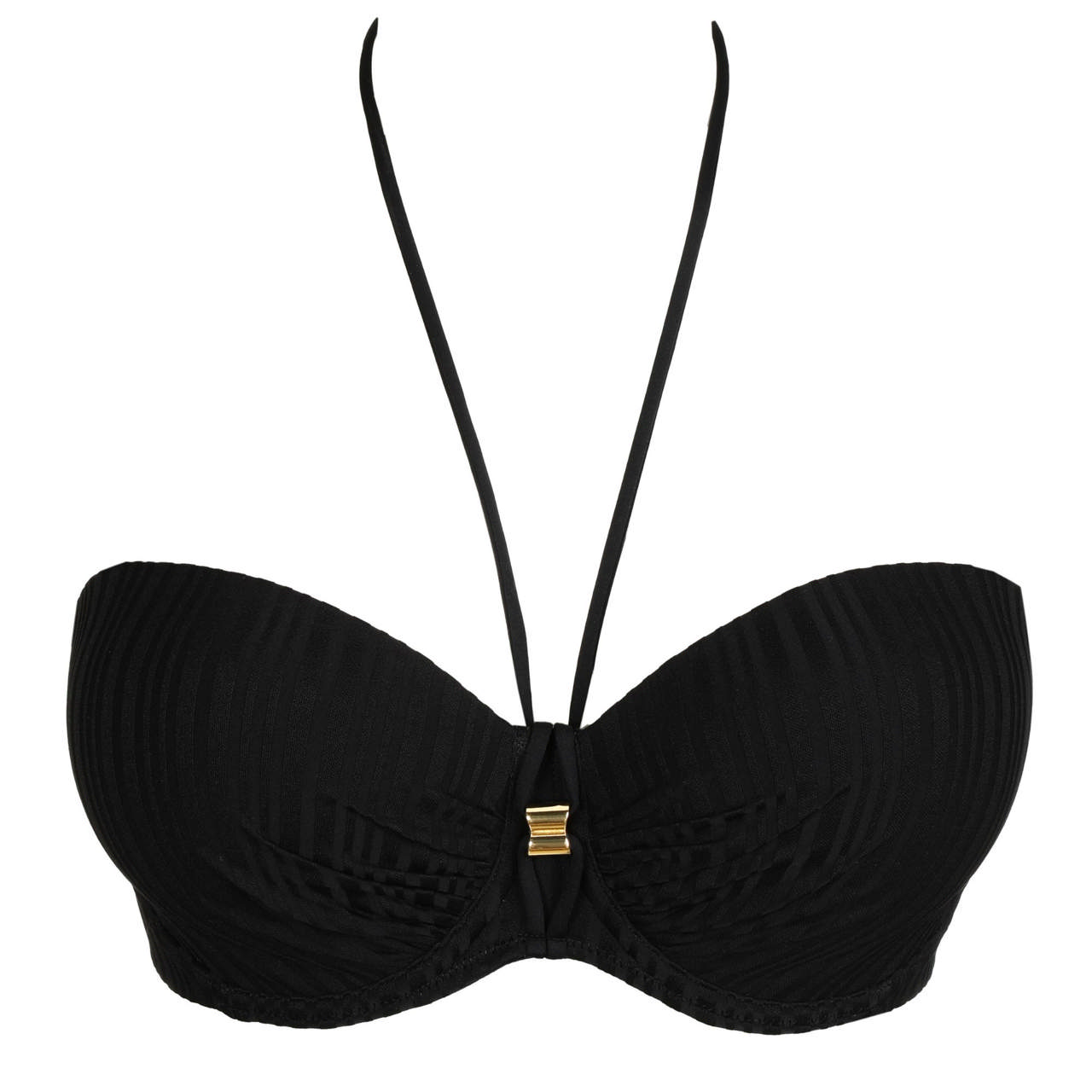 Kiruna Bikini Bh Axelbandslös Black