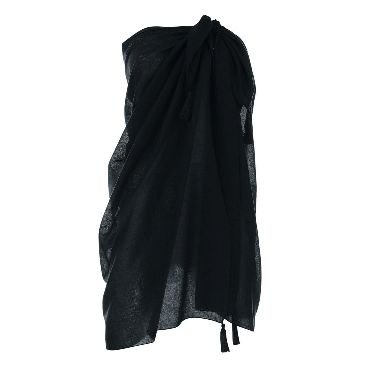 Pareo Bomull Black One size