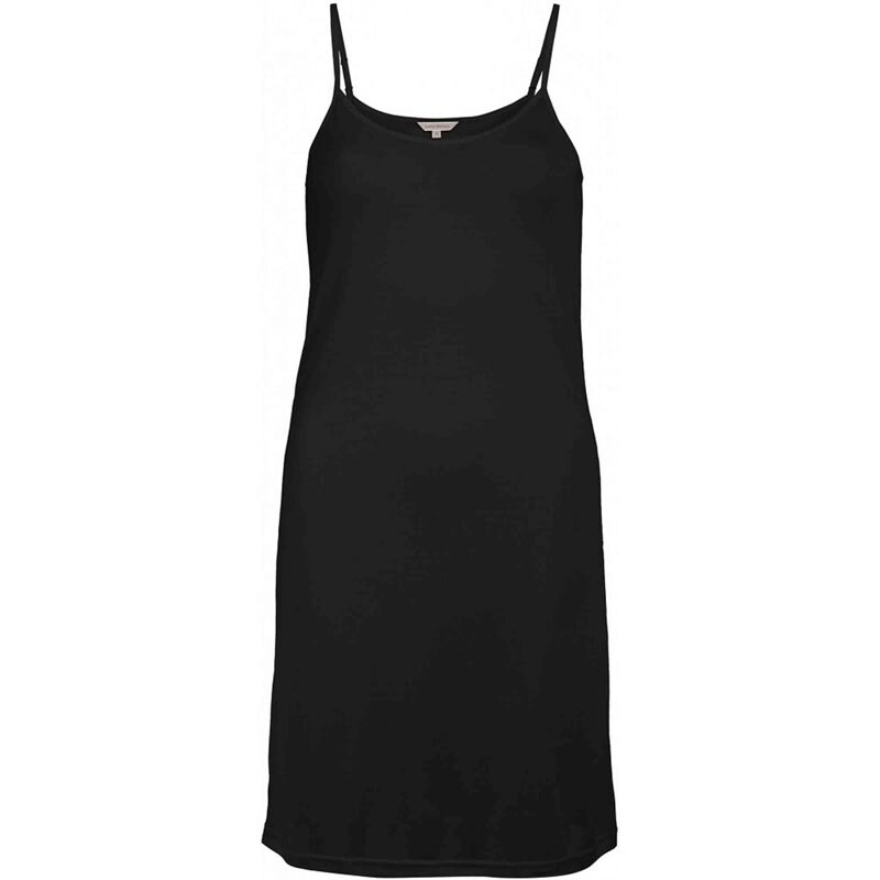 Silk Jersey Underklänning Black