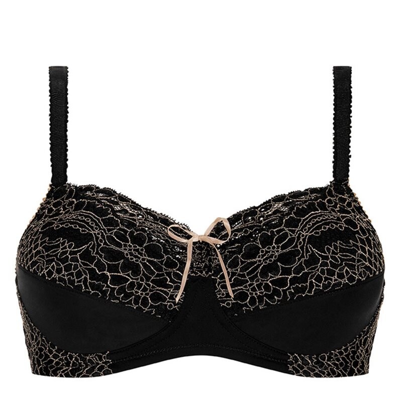 Product Image for AMOENA - Alina Protes Bh Utan Bygel Svart/Sand - Kvinnligt Under