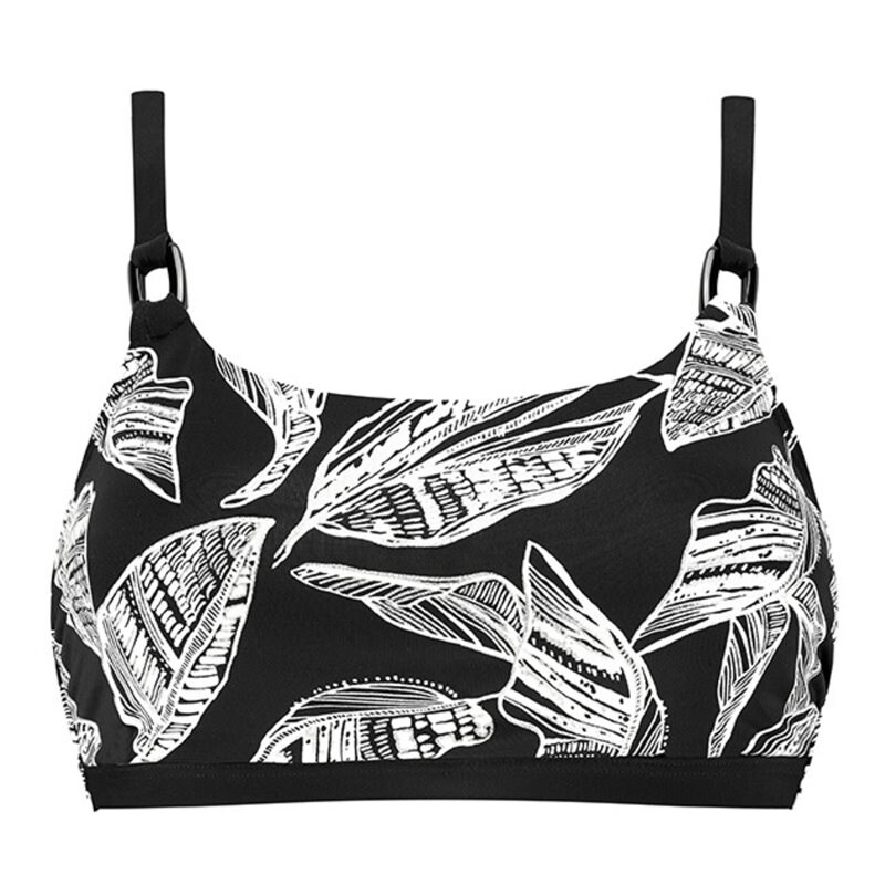 Product Image for AMOENA - Lanzarote Bikinitop Protesficka - Svart/White - Kvinnligt Under
