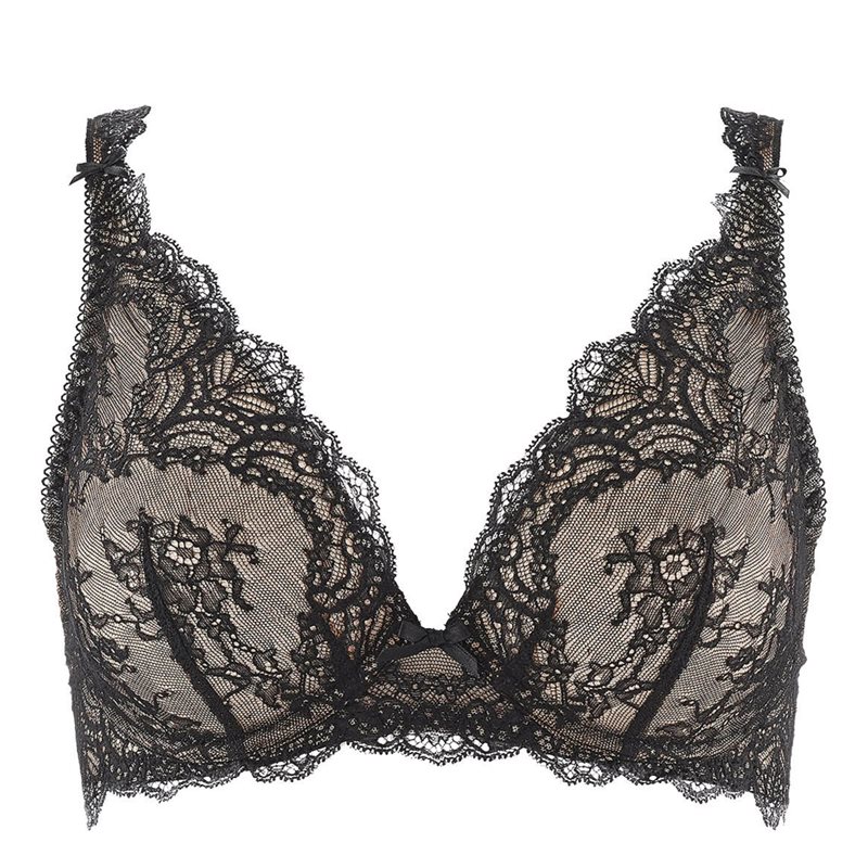 Product Image for Aubade - Danse Des Sens Triangel Bh Spets B-E kupa - Svart - Kvinnligt Under