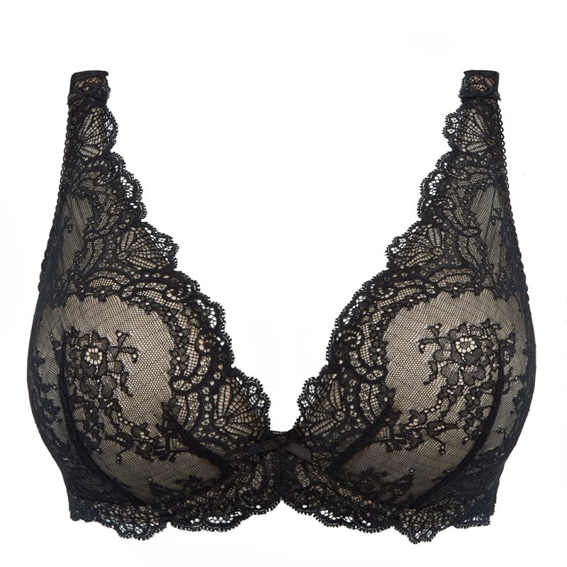 Product Image for Aubade - Danse Des Sens Triangel Bh Spets D-F kupa - Svart - Kvinnligt Under