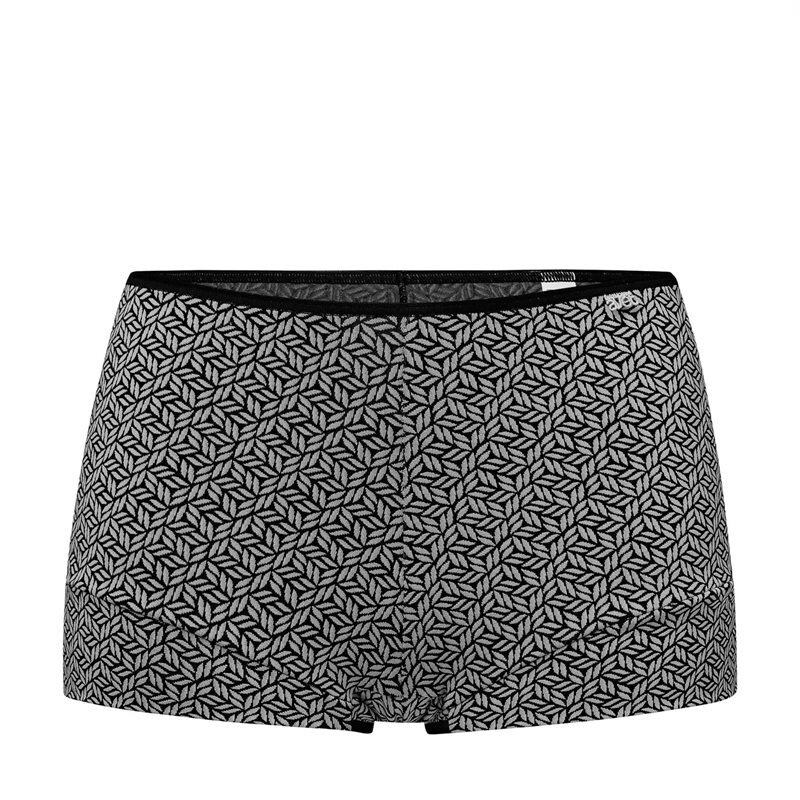 Boxertrosa i Microfiber Geometric Print Black