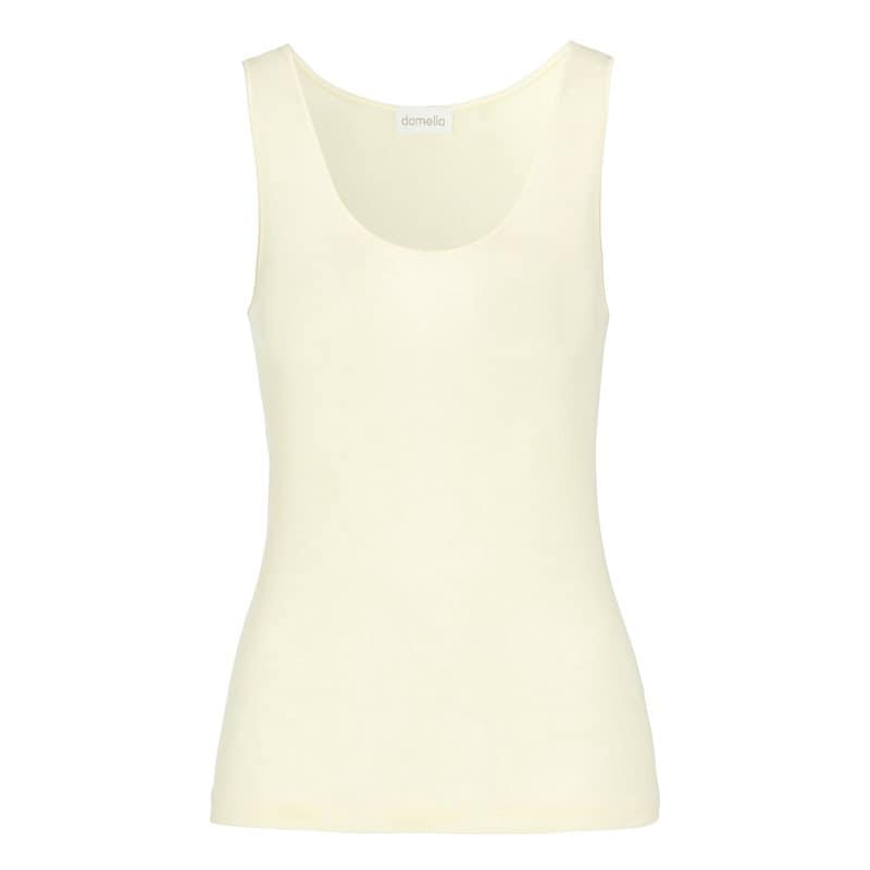 Product Image for DAMELLA AB - Knitted Wool/Silk Top Vanilla - Kvinnligt Under