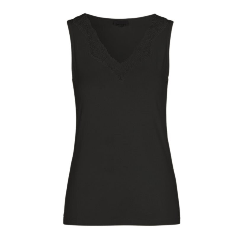 Product Image for DAMELLA AB - Bambu Linne Med Spets - Svart - Kvinnligt Under