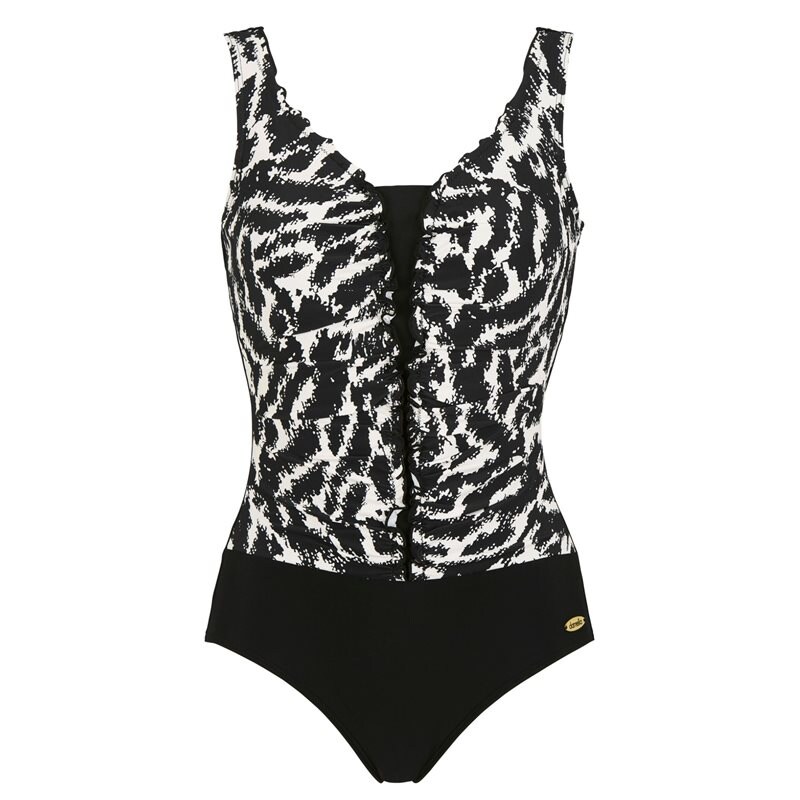 Product Image for DAMELLA AB - Jennifer Baddräkt Bygelfri - Svart/Ivory - Kvinnligt Under