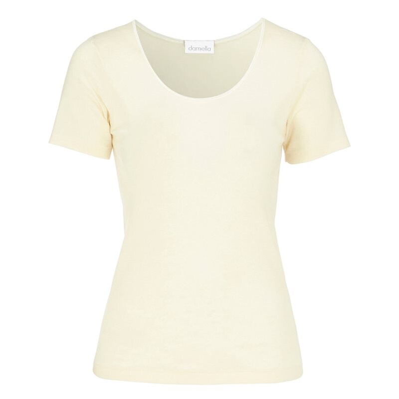 Product Image for DAMELLA AB - Knitted Wool/Silk Top Vanilla - Kvinnligt Under