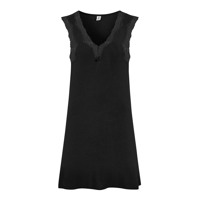 Product Image for DAMELLA AB - Nattlinne Bambu Utan Ärm Svart - Kvinnligt Under