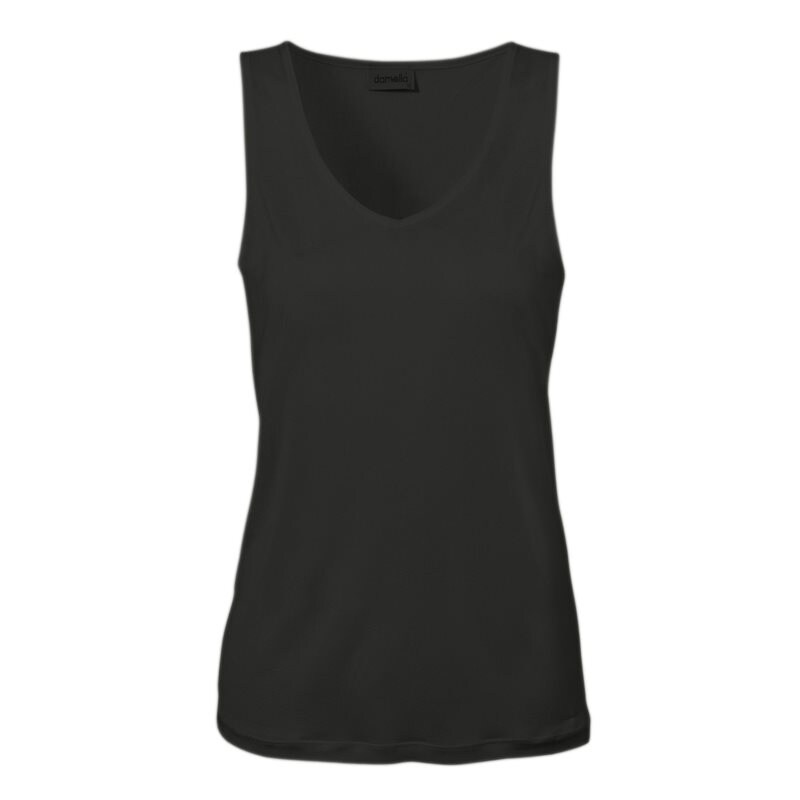 Knitted Silk Top Black