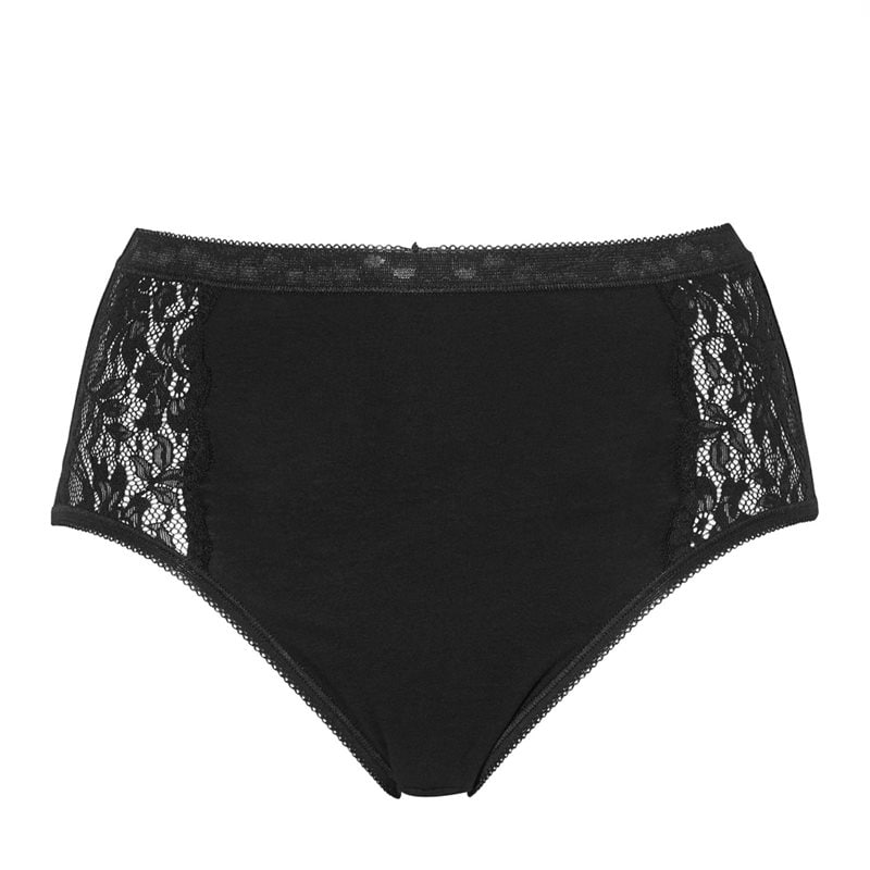 Product Image for DAMELLA AB - Trosa Midi Med Spets - Svart - Kvinnligt Under