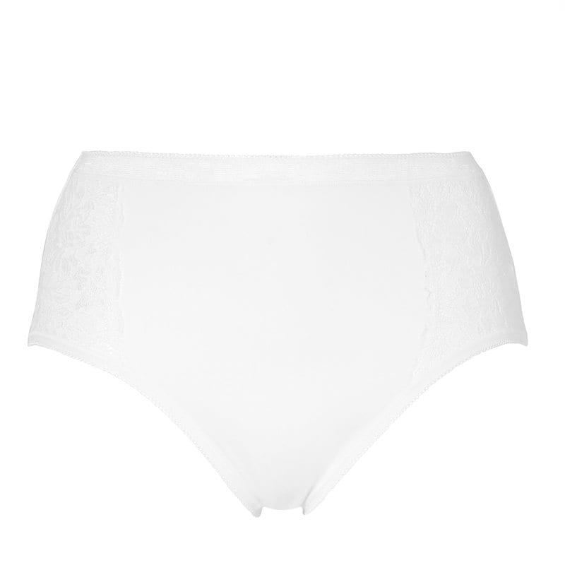 Product Image for DAMELLA AB - Trosa Midi Med Spets - Vit - Kvinnligt Under