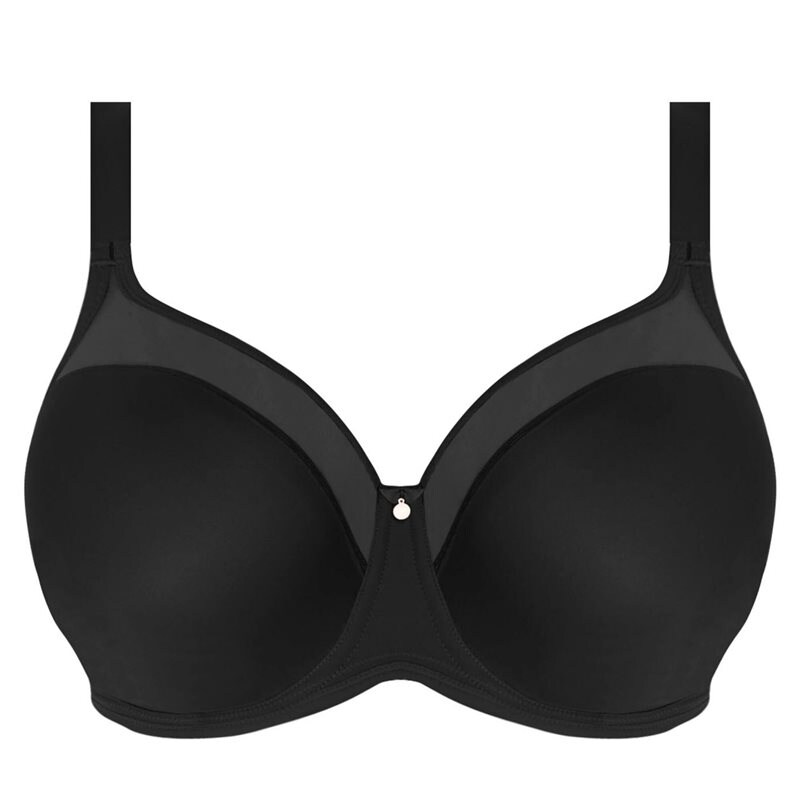 Smooth T-shirt Bh Med Bygel Black