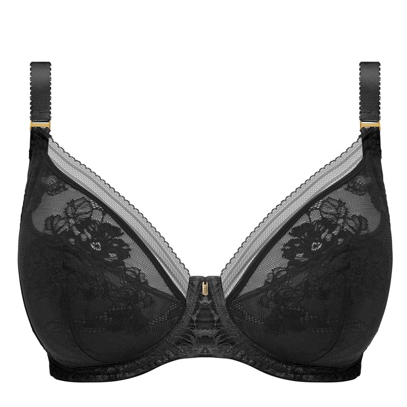 Product Image for WACOAL - Fusion Lace Vadderad Plunge - Svart - Kvinnligt Under