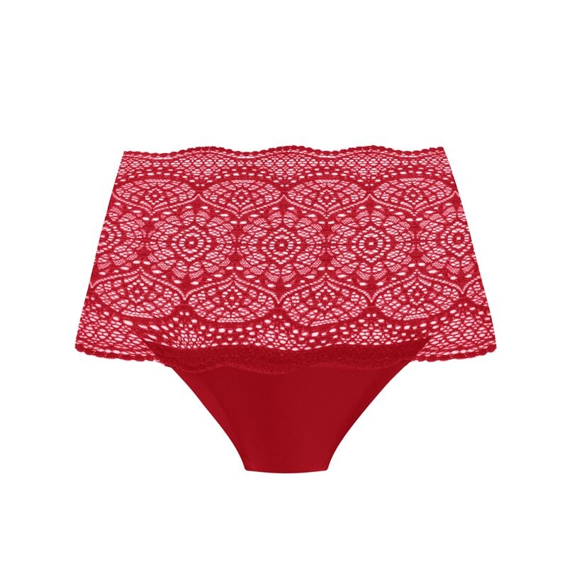 Lace Ease Invisible Maxitrosa Red