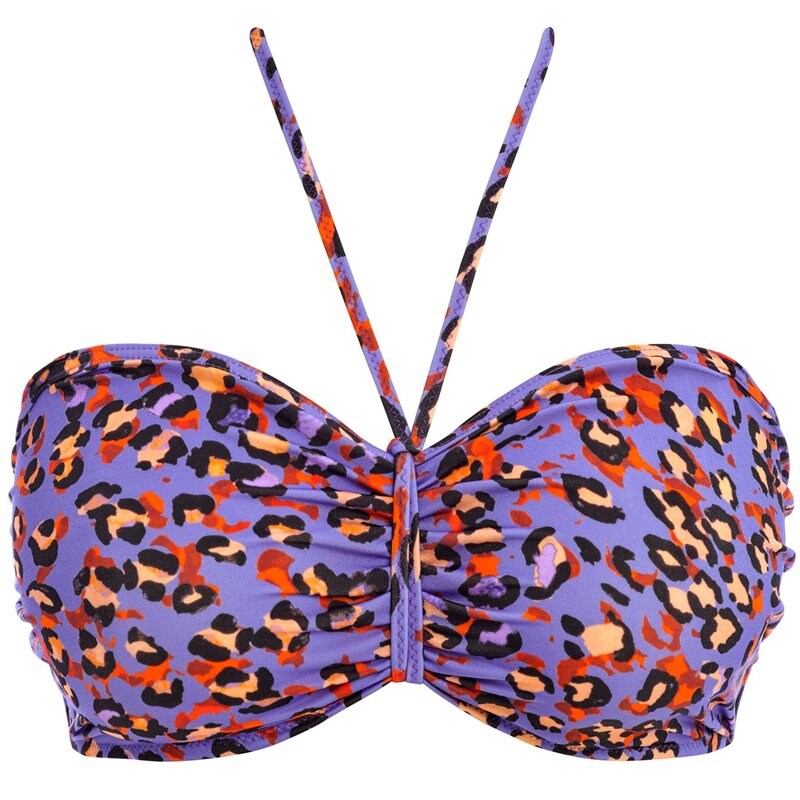 Product Image for Freya - Santiago Nights Bikini top Bandeau Leopard - Kvinnligt Under