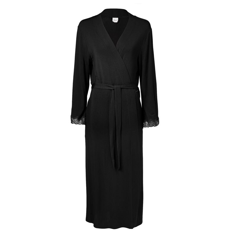 Product Image for Kullavik Design & Pearl AB - Holiday Diana Kimono Lång - Svart - Kvinnligt Under