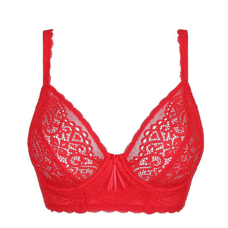 I Do Deep Plunge Longline E-G Kupa Scarlet