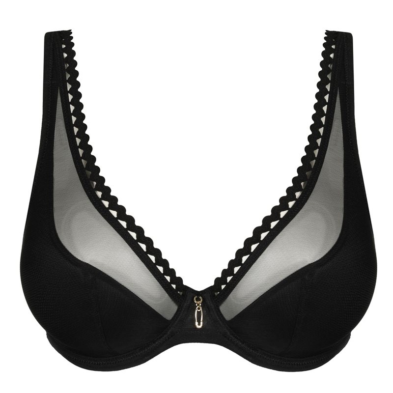 Product Image for PrimaDonna - Vivgirl Half Padded Plunge Bh - Svart - Kvinnligt Under