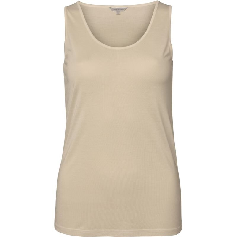 Product Image for WIKI - Silk Jersey Tank Top - Beige - Kvinnligt Under