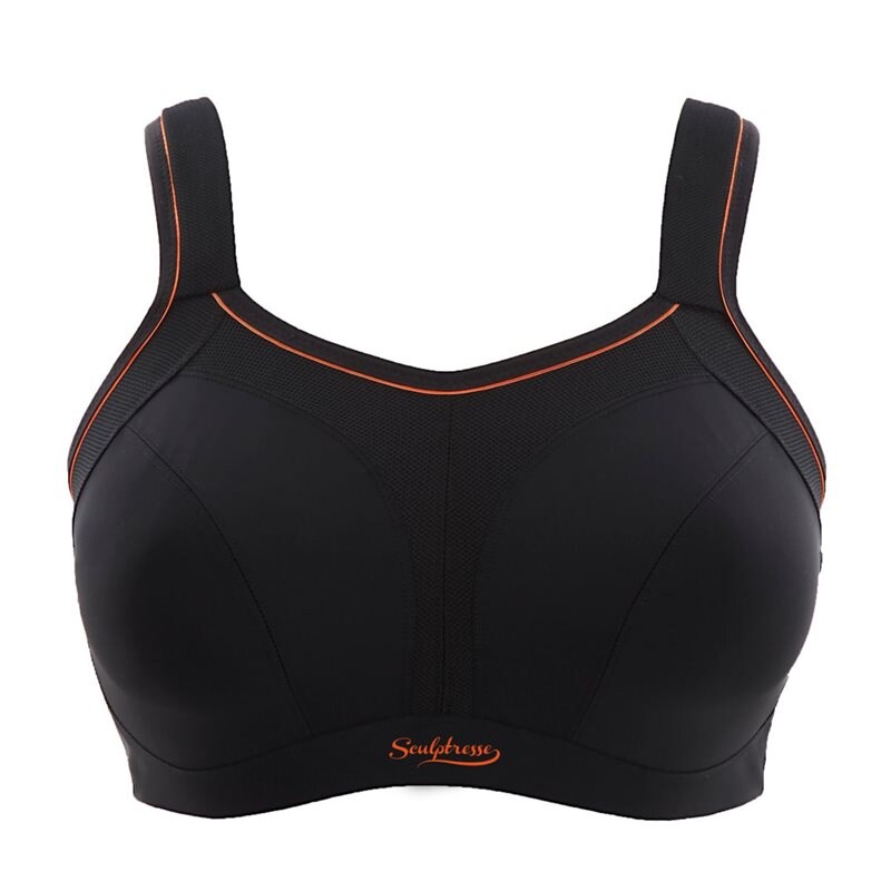 Product Image for Panache - Sport-bh ovadderad med Bygel - Svart - Kvinnligt Under