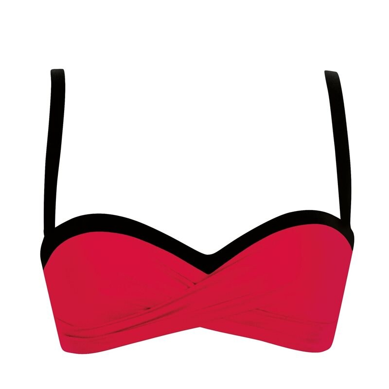 Color up your life Bikini-Bh Balconette Red/Black