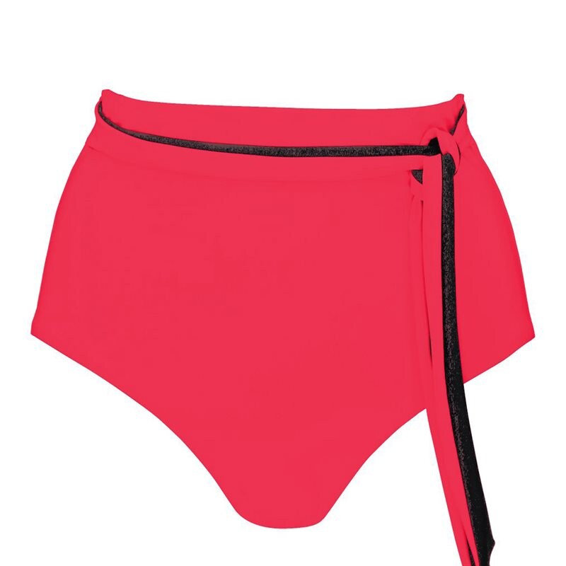 Color up your life Bikinitrosa Hög Red