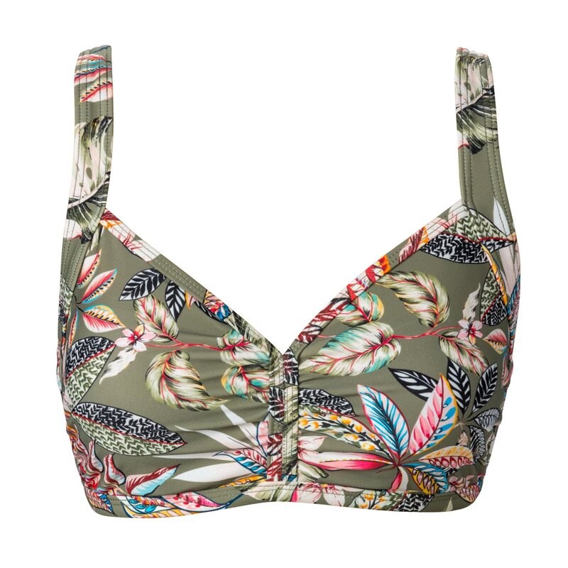 Product Image for TROFÉ - Paros Bikini Bh Protesficka Tropical Army - Kvinnligt Under