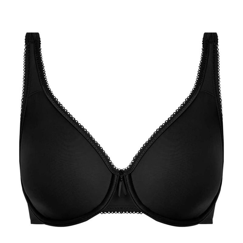 Basic Beauty Full Figure Bh Ovadderad Black