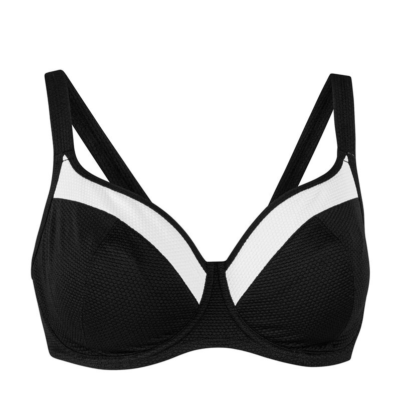 Porto Cervo Bikini Full Cup Black-White