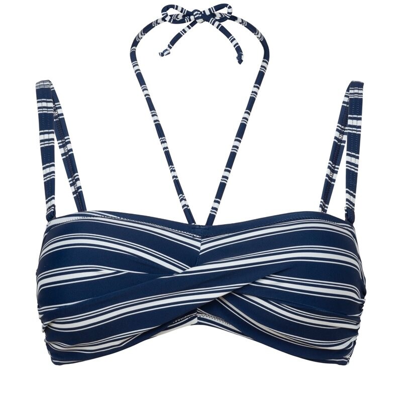 Naxos Bikini Top Bandeau Navy