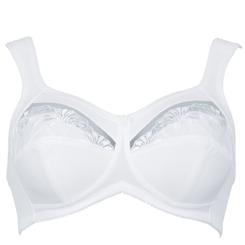 Safina Support Bh Bygelfri White