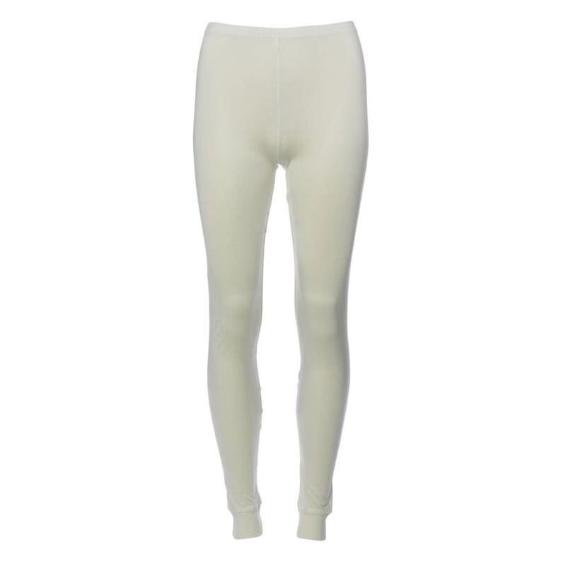 Silk Jersey Long Pants Off-white