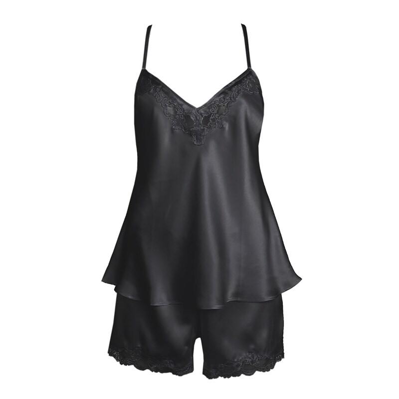 liza fume homewear ask gra svart marie jo shorts spets spagetti linne vardagslyx_0802143_FUM_4