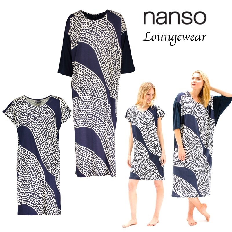 nanso modal och bomull plus size rymlig