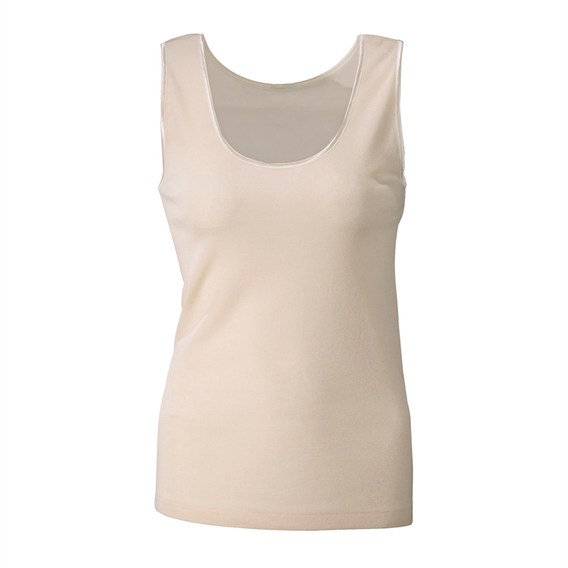 Knitted Wool/Silk Top Vanilla