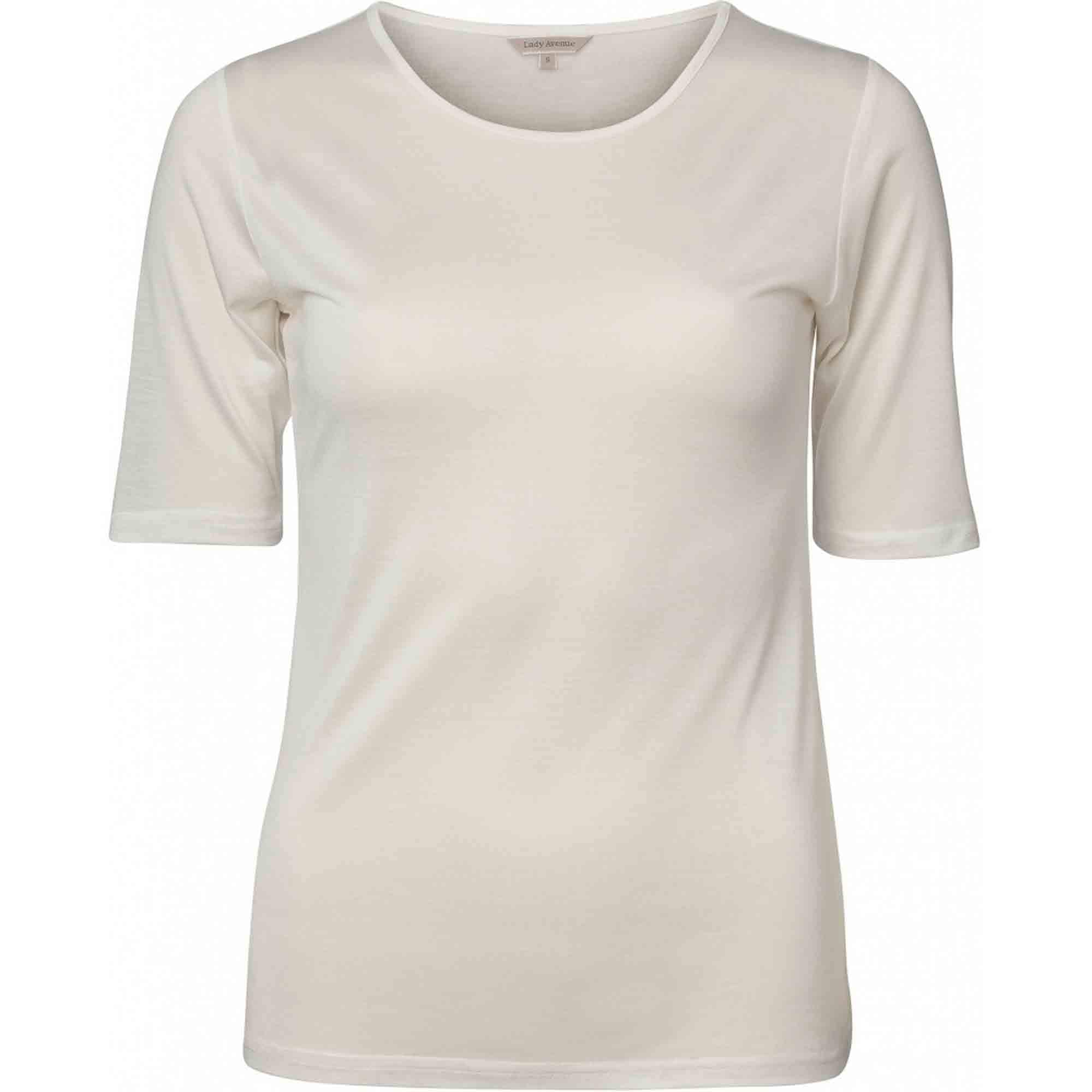 Silk Jersey T-shirt Off-White