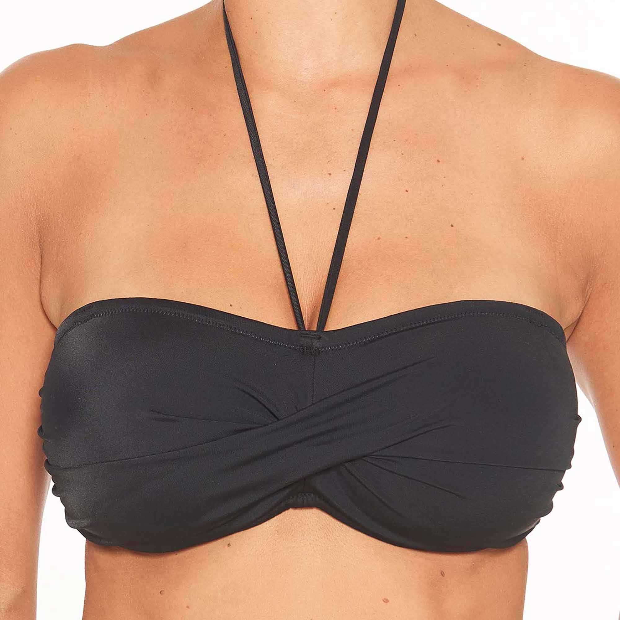 Bikini top bandeau Black