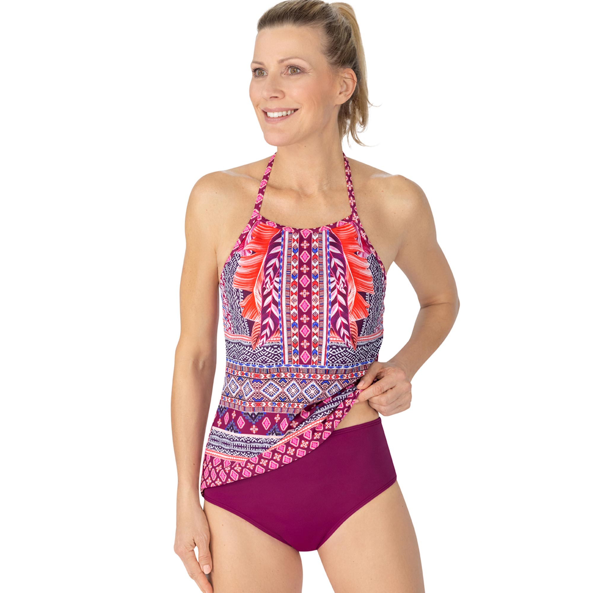 Boho Vibes Tankini Protesficka Berry Sorbet